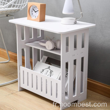 Étagère de rangement moderne de chambre à coucher de salon